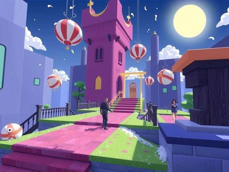 Modern game development office interior